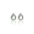 Azure Solitaire Earring