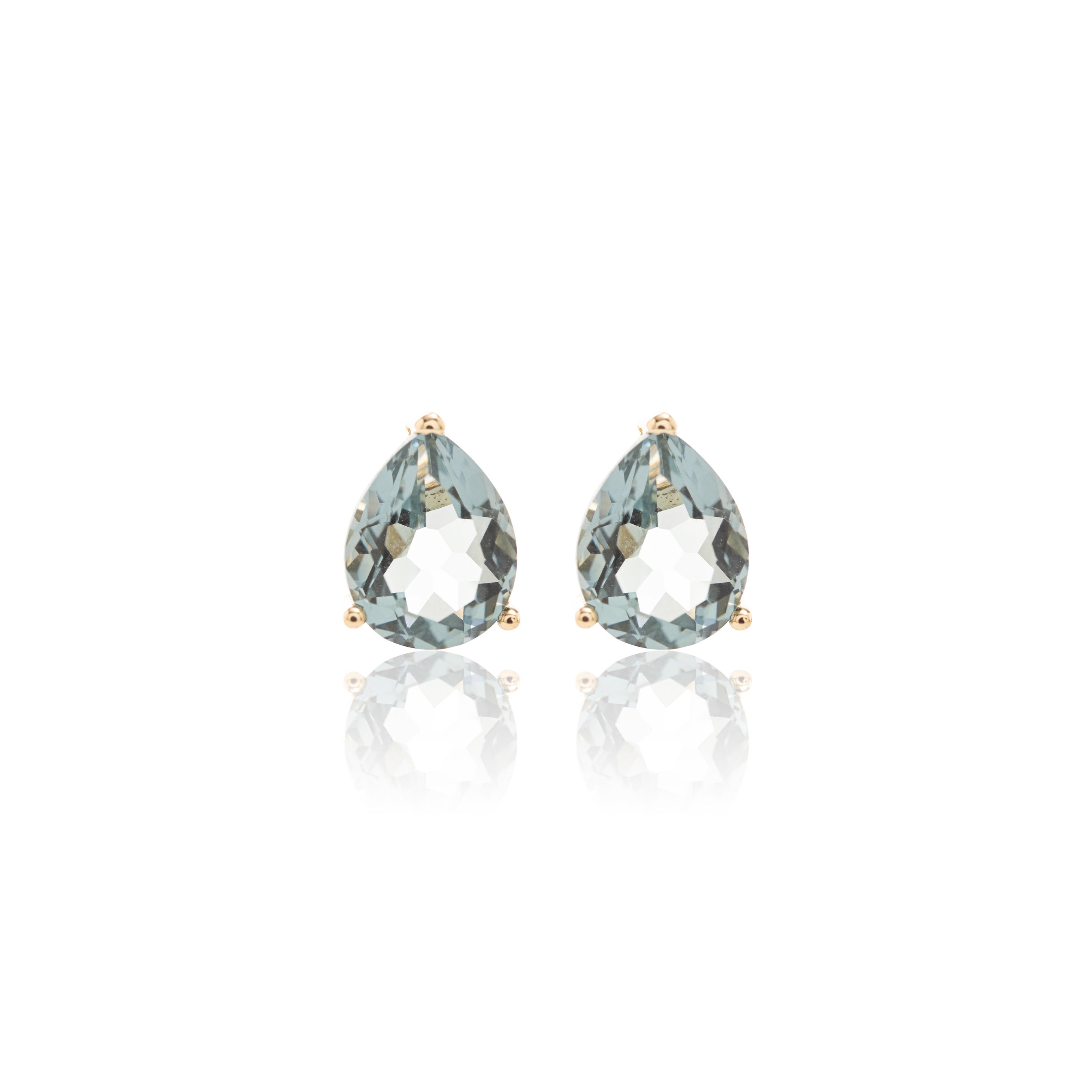 Azure Solitaire Earring