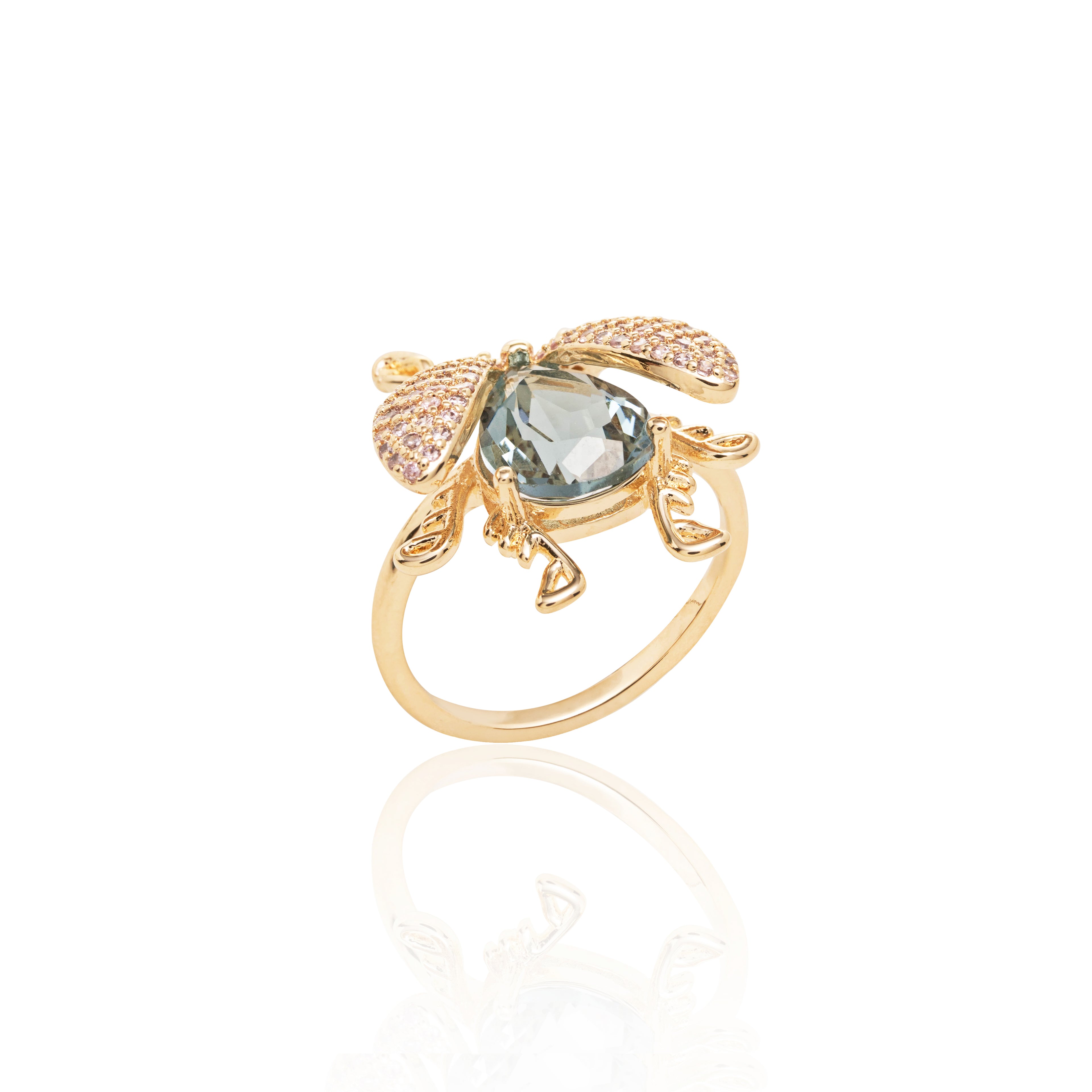 Blue Bee Ring