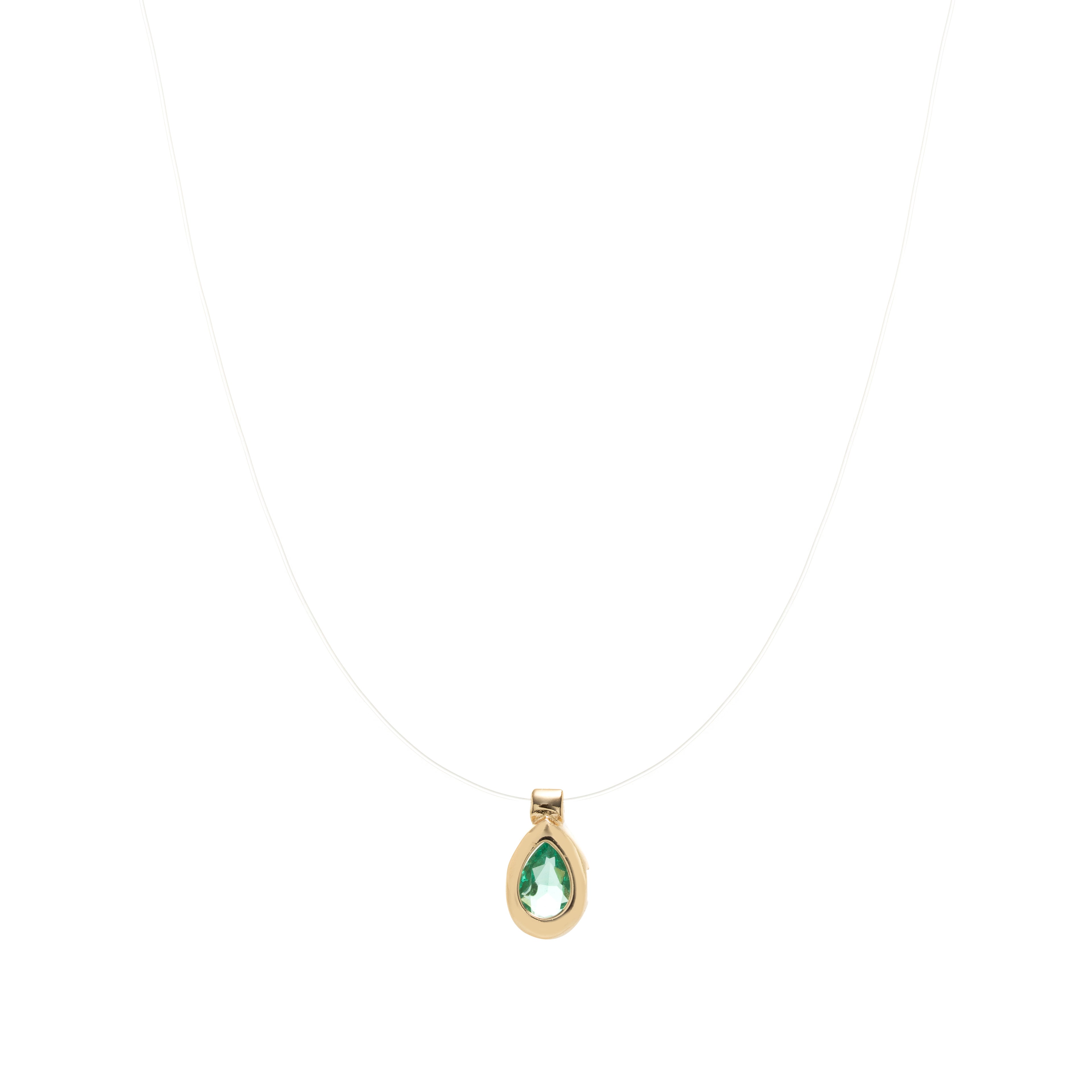 Paraíba Droplet Necklace