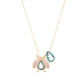 Blue Bee Necklace